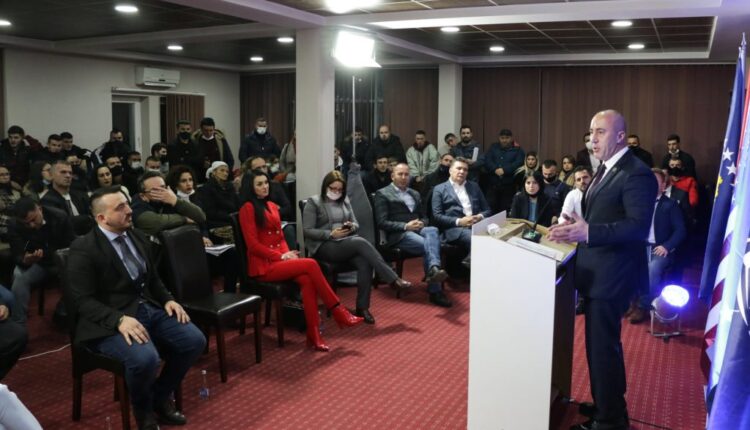Haradinaj në Drenas, numëron arsyet se pse duhet të votohet Aleanca me 14 shkurt